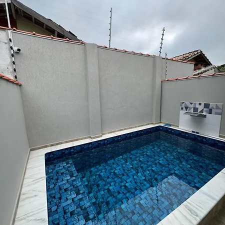 Casa Nova Na Praia Com Piscina - Mongaguá Exterior foto