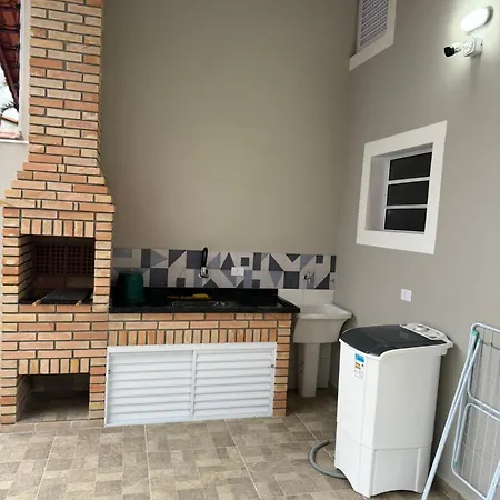 Casa Nova Na Praia Com Piscina - Mongaguá Exterior foto